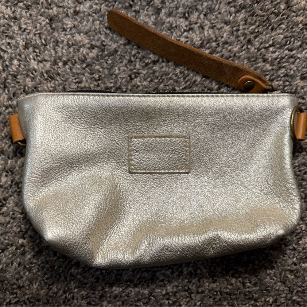 Parker Thatch Champagne Metallic Leather Little Buddy